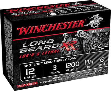 WIN LB XR TRKY 12GA 3" #6 1.75OZ 10/ - for sale