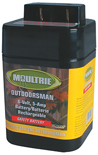 moultrie feeders - 6V Rechargeable Safety Battery -  for sale