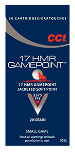 cci|speer|kinetic - Gamepoint - .17 HMR for sale