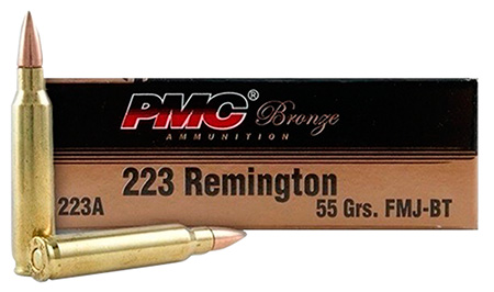 PMC BRNZ 223REM 55GR FMJ 10 BX BP - for sale