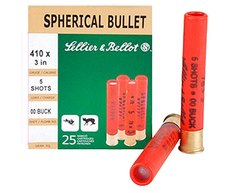 S&B 410 3" 00 BUCKSHOT 5PEL 25/500 - for sale