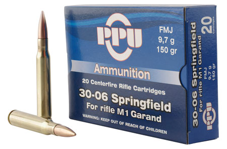 PPU 30-06 SPRING 150G FMJ 20/200 - for sale