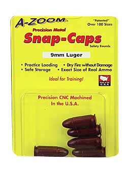 AZOOM SNAP CAPS 9MM 5/PK RED - for sale