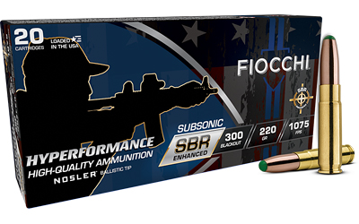 FIOCCHI HYPR SBR 300BLK 220GR 20/200 - for sale