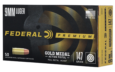 federal cartridge|kinetic - Gold Medal - 9mm Luger for sale