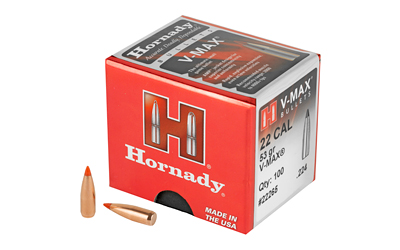 Hornady - V-Max - 22 Caliber for sale