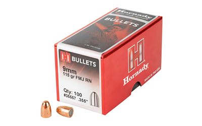 HRNDY FMJ-RN 9MM .355 115GR 100CT - for sale