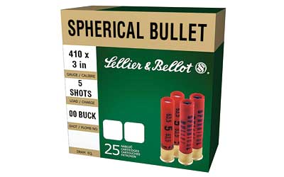 S&B 410 3" 00 BUCKSHOT 5PEL 25/500 - for sale