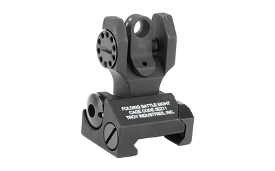 Troy Defense - Tritium Rear Folding BattleSight Round -  for sale