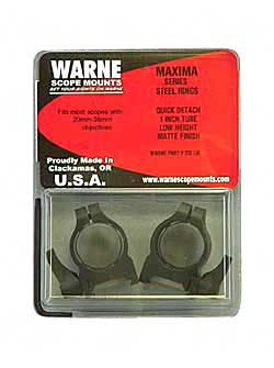 warne scope mounts - Vertical Rings -  for sale